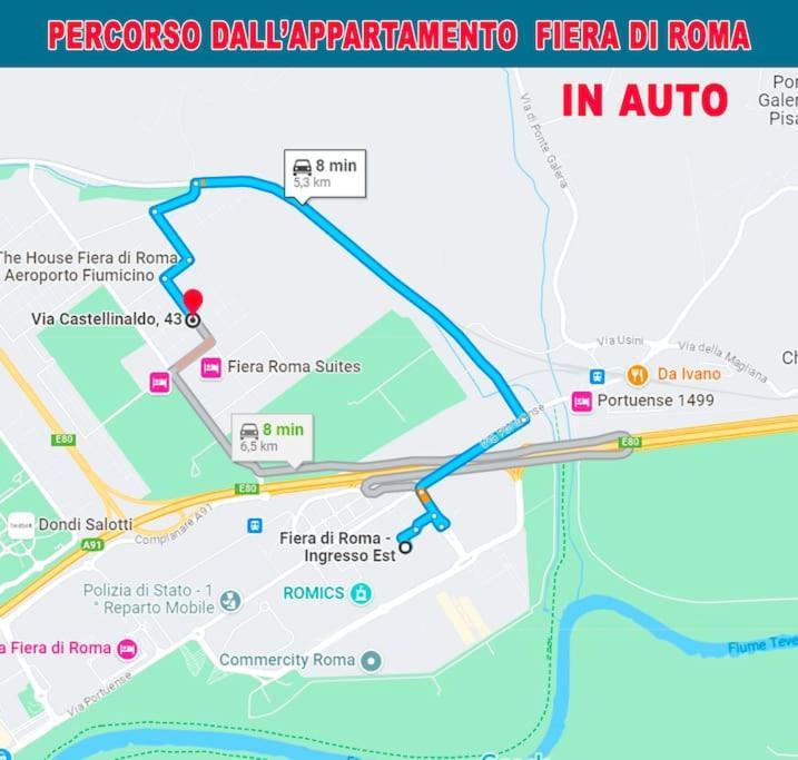 Casa Vacanza Fiera Di Roma Ponte Galeria Ngoại thất bức ảnh