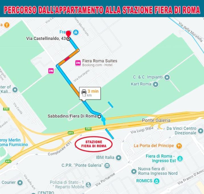 Casa Vacanza Fiera Di Roma Ponte Galeria Ngoại thất bức ảnh